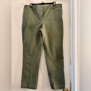 Lands' End Khaki Straight-Leg Pants